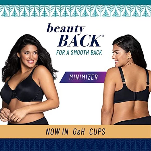 Vanity Fair Women's Beauty Back Smoothing Minimizer Bra 36G Cappuccino Brown Bra - Picture 4 of 5